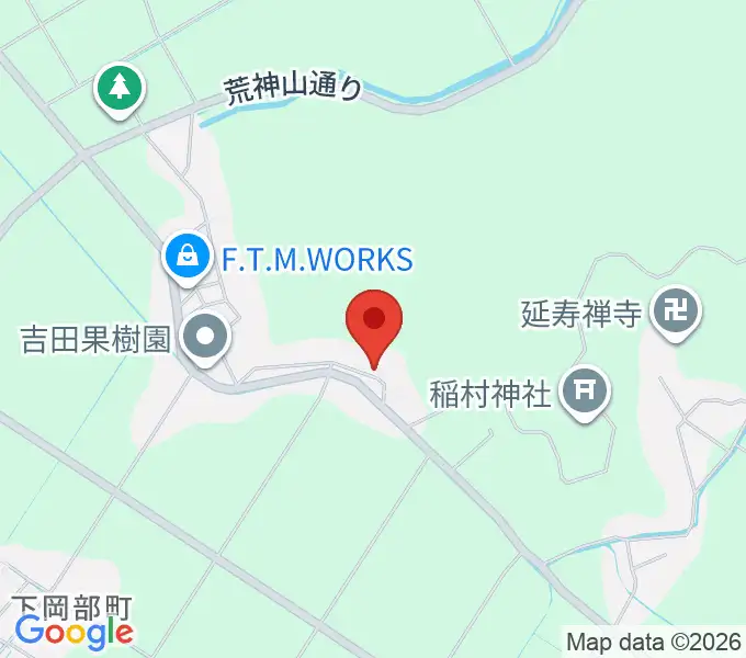 栗田楽器の地図