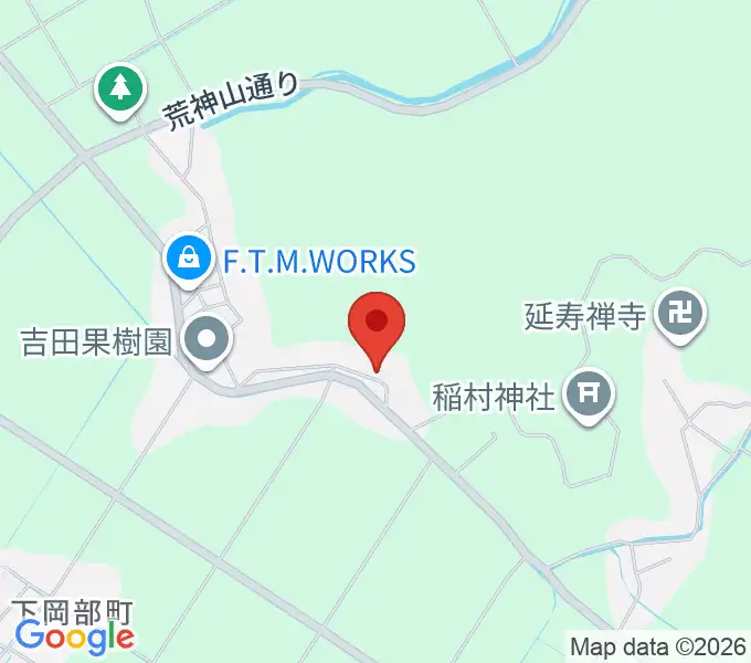 栗田楽器の地図