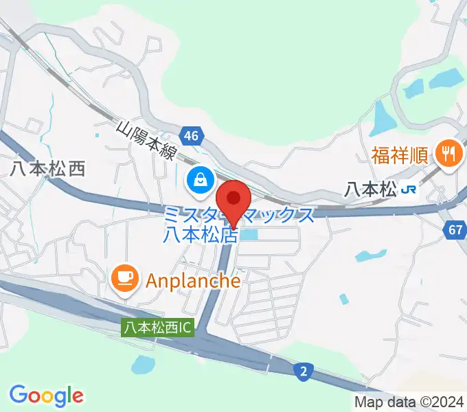 オレンジスタジオの地図