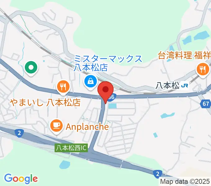 オレンジスタジオの地図