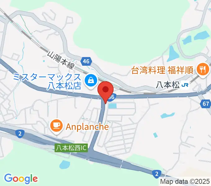 オレンジスタジオの地図