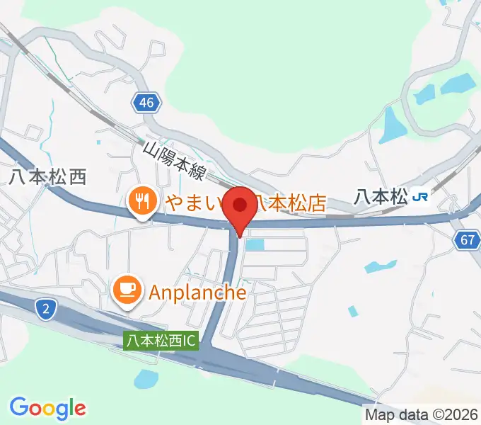 オレンジスタジオの地図