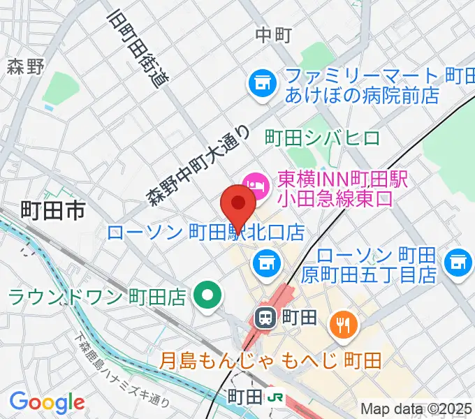 万象房の地図