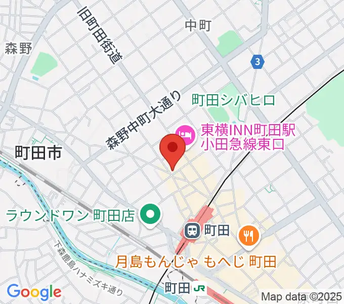 万象房の地図