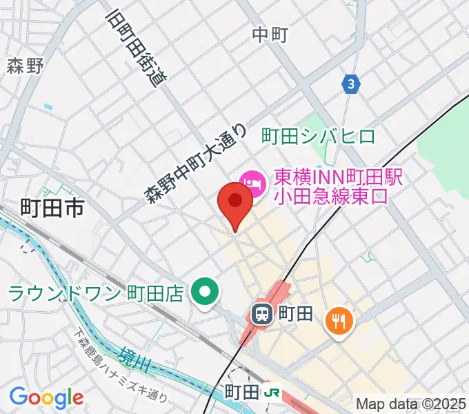 万象房の地図