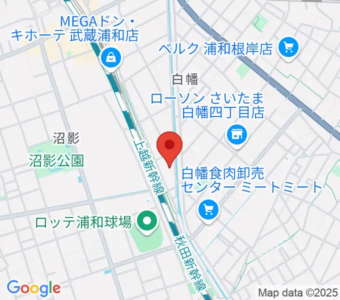 カナリア音楽教室の地図