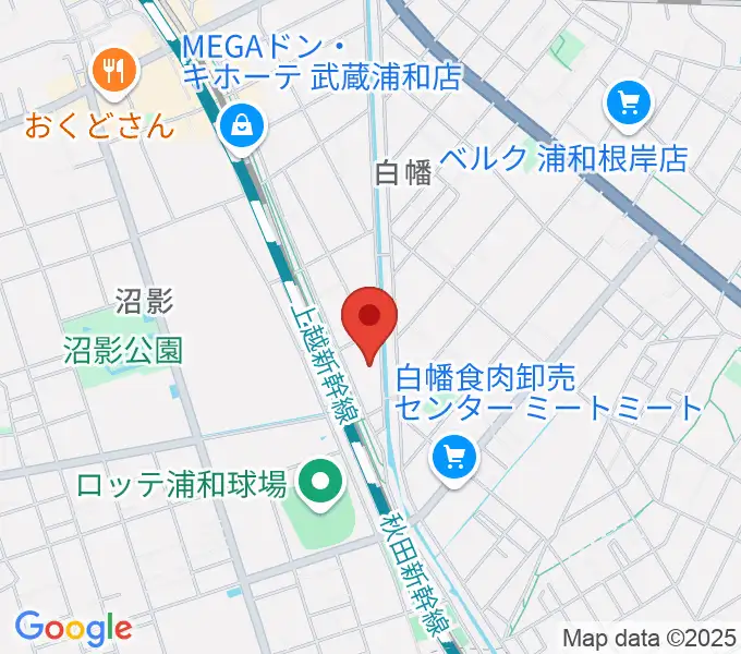 カナリア音楽教室の地図