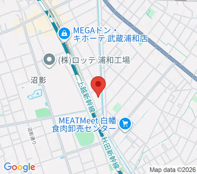 カナリア音楽教室の地図