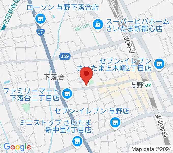 イプシロン・ピアノクラブの地図