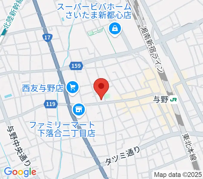 イプシロン・ピアノクラブの地図