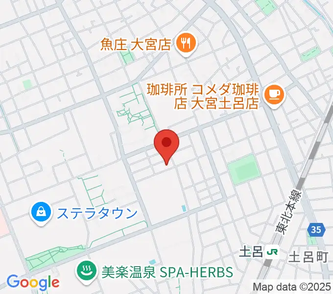 イプシロン・ピアノクラブの地図