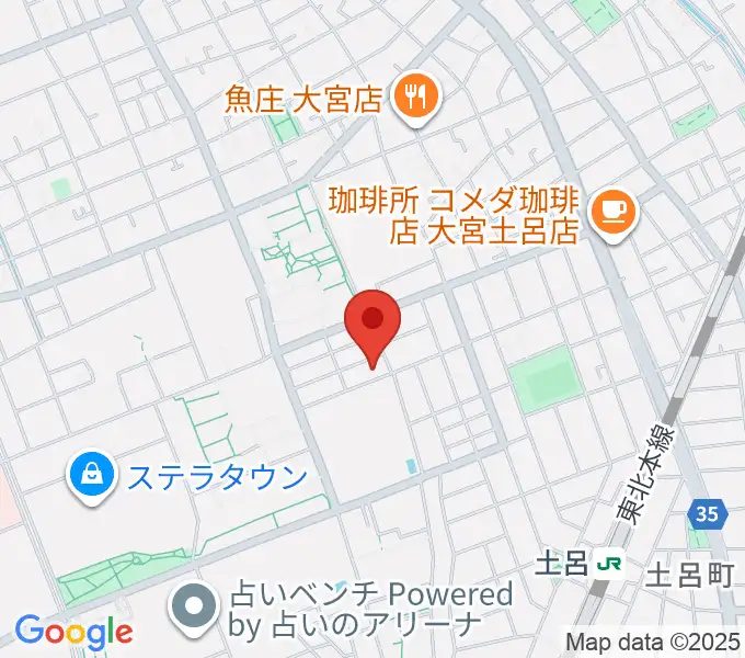 イプシロン・ピアノクラブの地図