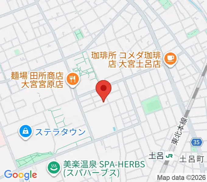 イプシロン・ピアノクラブの地図
