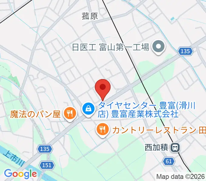 音楽教室ミュージック花音の地図