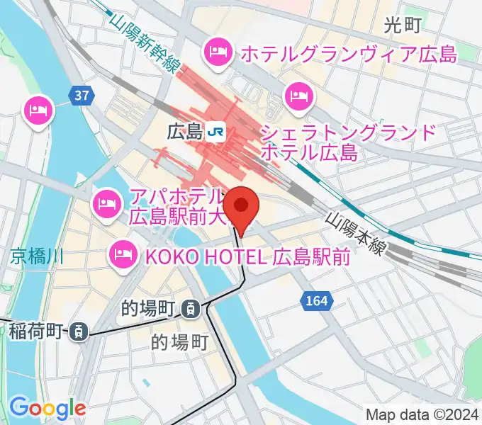 ショコラミュージックの地図