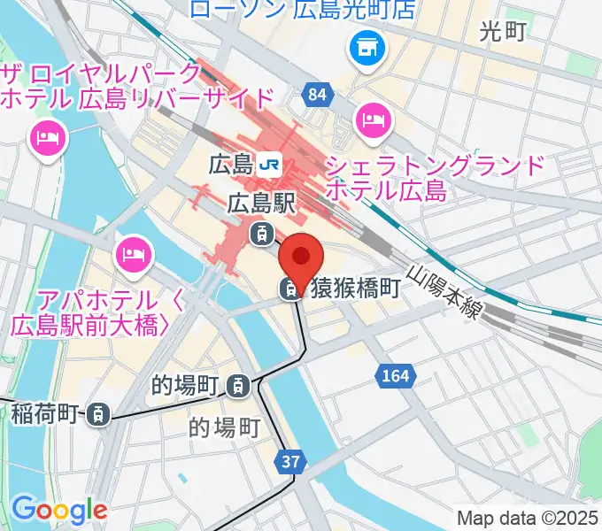 ショコラミュージックの地図