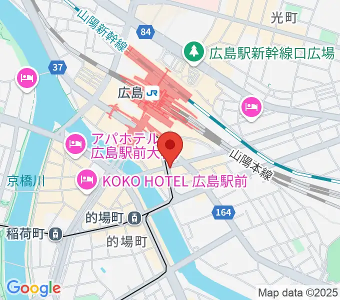 ショコラミュージックの地図