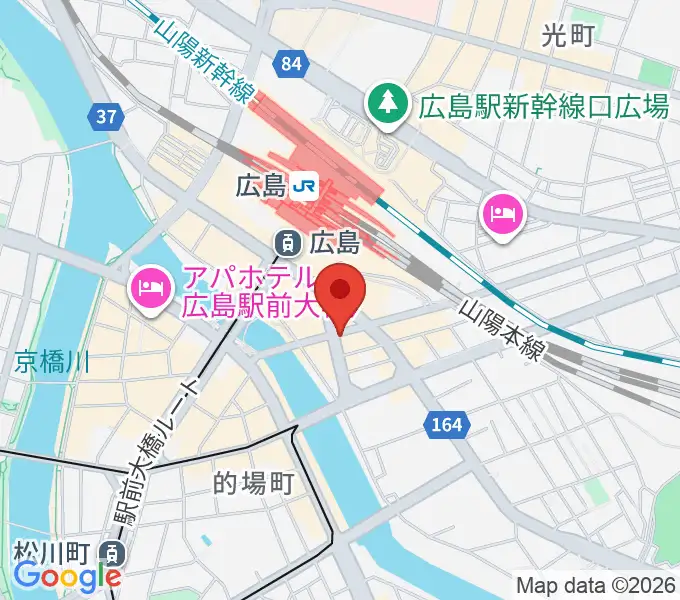 ショコラミュージックの地図