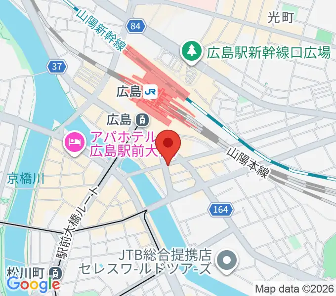ショコラミュージックの地図
