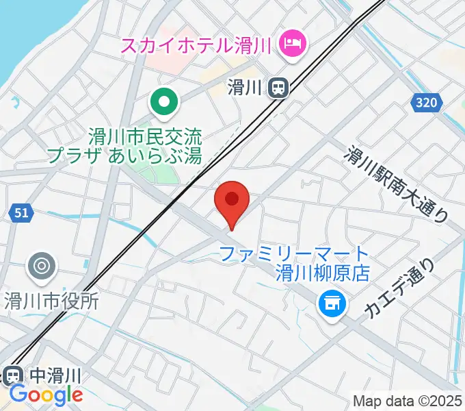 つぼみ会ピアノ教室の地図