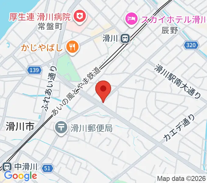 つぼみ会ピアノ教室の地図