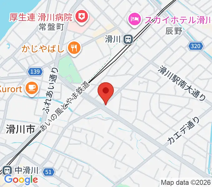 つぼみ会ピアノ教室の地図