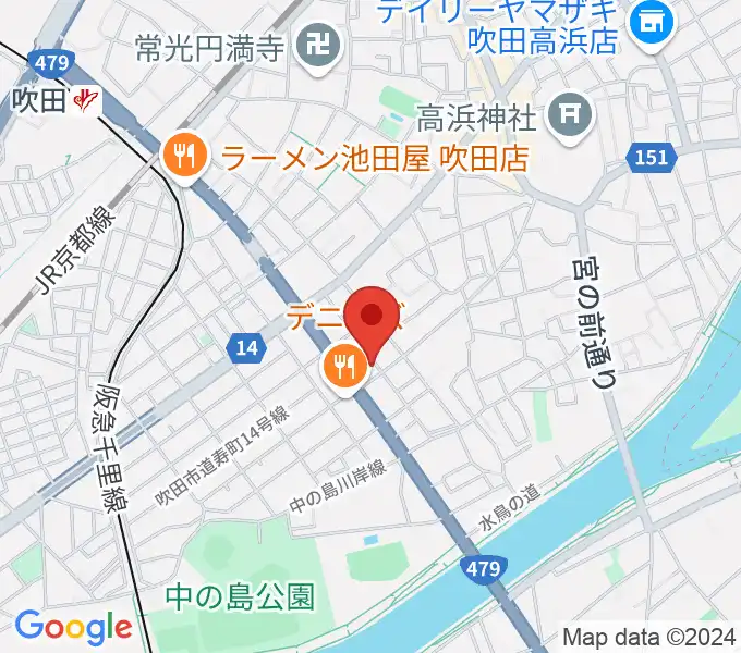 スタジオユーの地図