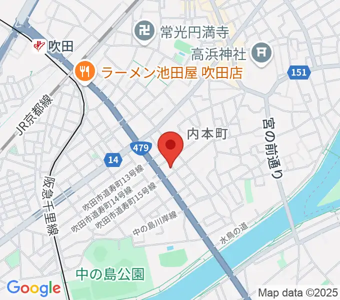 スタジオユーの地図