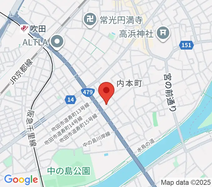 スタジオユーの地図