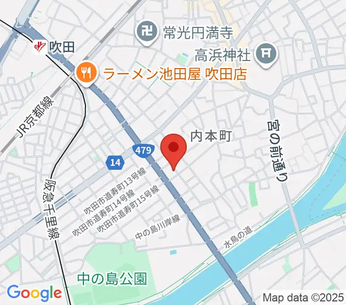 スタジオユーの地図