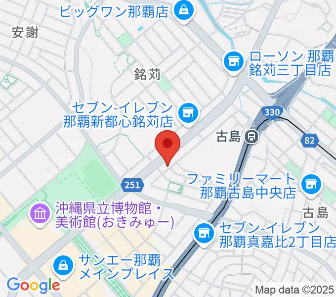 アクア音楽院の地図