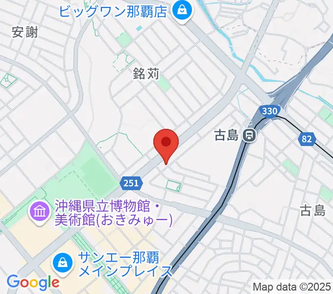 アクア音楽院の地図