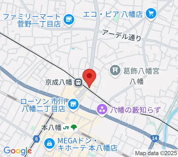 ＫＳＰ音楽教室の地図