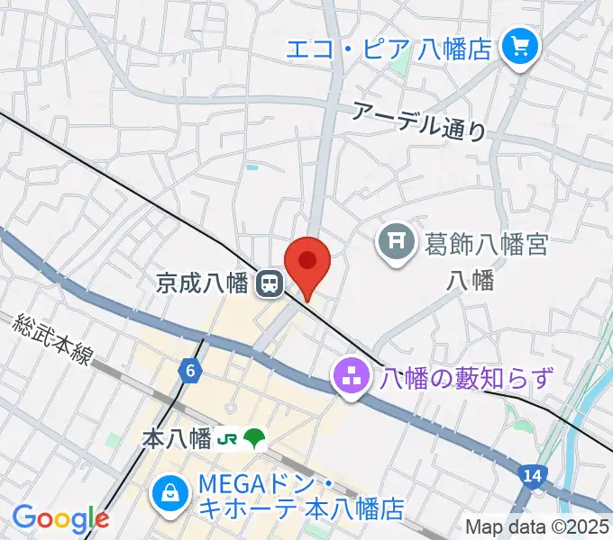 ＫＳＰ音楽教室の地図