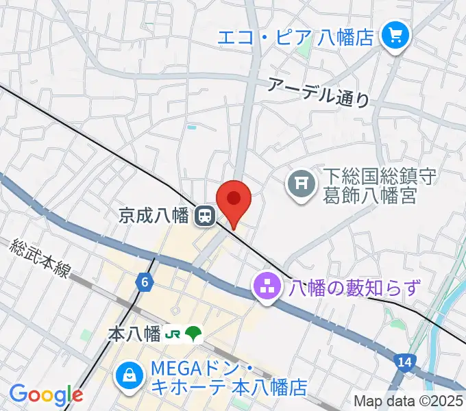 KSP音楽教室の地図