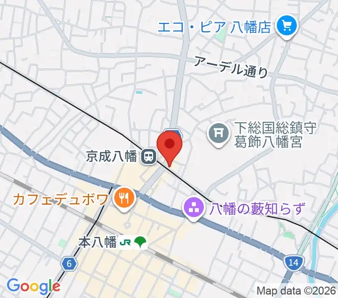 ＫＳＰ音楽教室の地図
