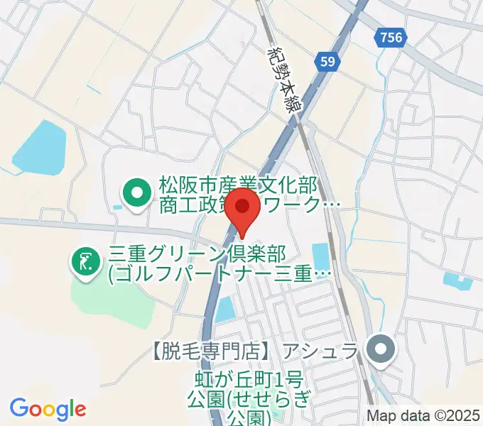 タックガッキ音楽教室の地図