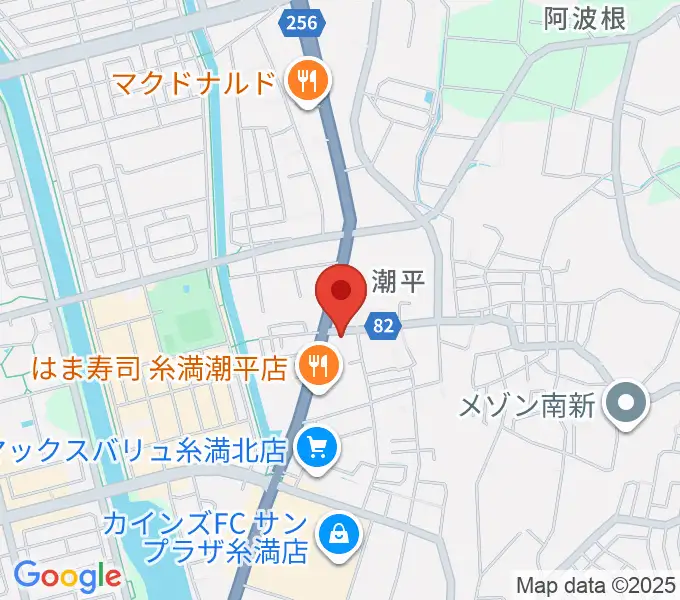 フリューゲル音楽教室の地図