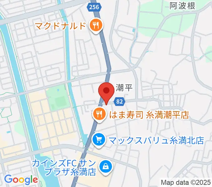 フリューゲル音楽教室の地図