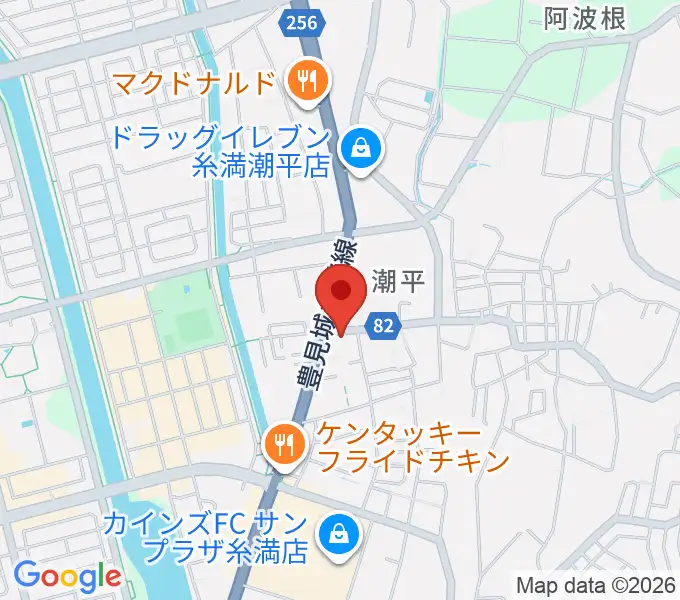 フリューゲル音楽教室の地図