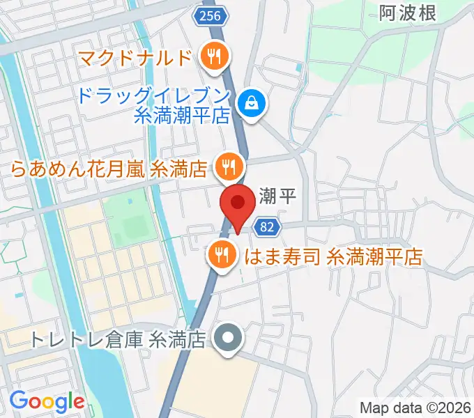 フリューゲル音楽教室の地図