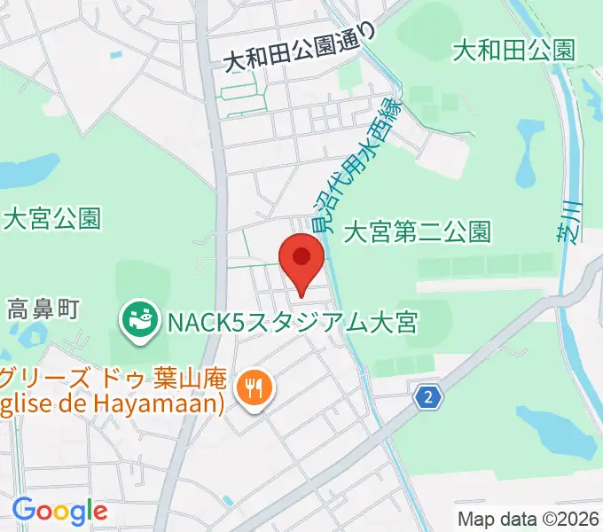 三村音楽教室の地図