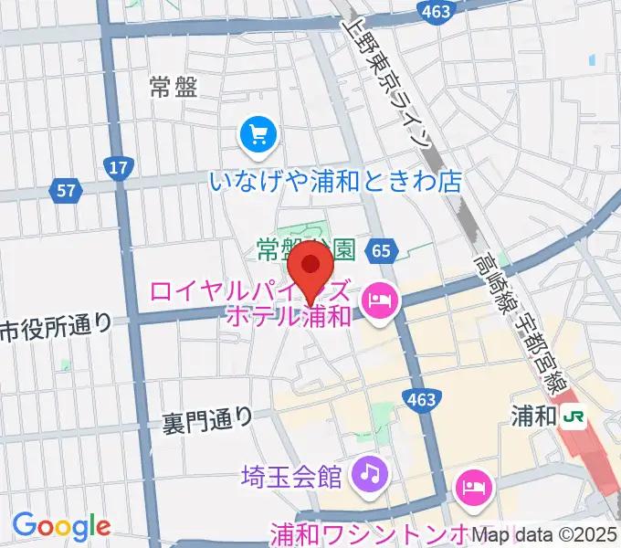 クライス音楽教室の地図