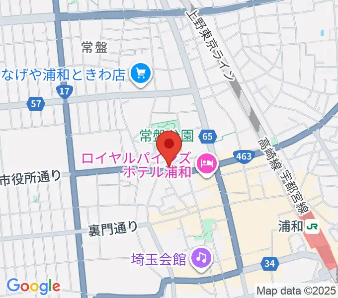 クライス音楽教室の地図