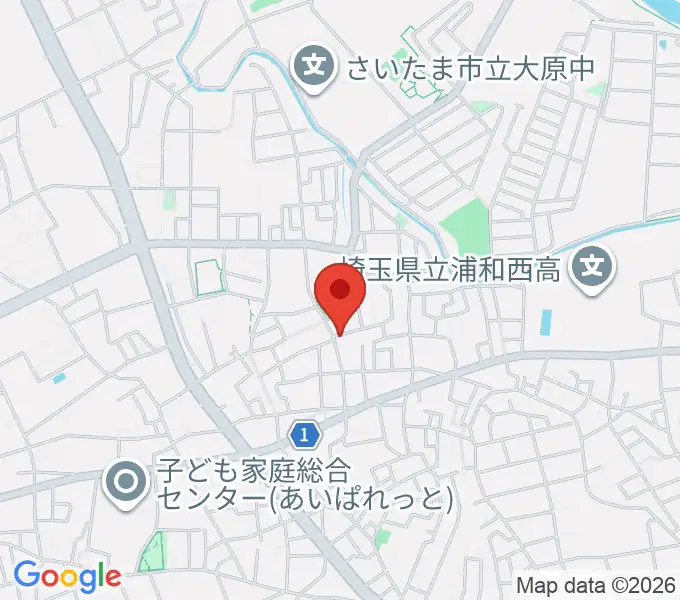 アマーリエヴァイオリン教室の地図