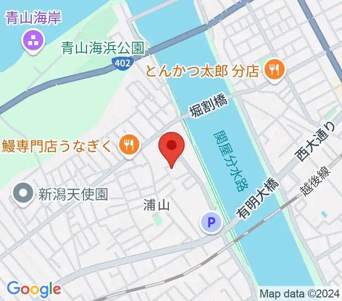 フリービー音楽教室の地図