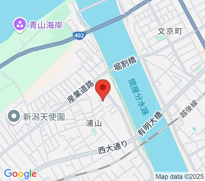 フリービー音楽教室の地図