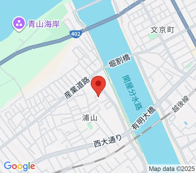 フリービー音楽教室の地図