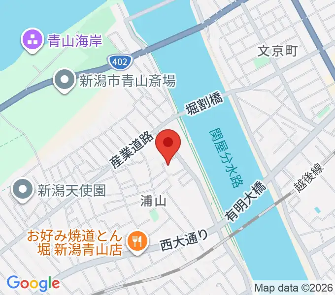 フリービー音楽教室の地図