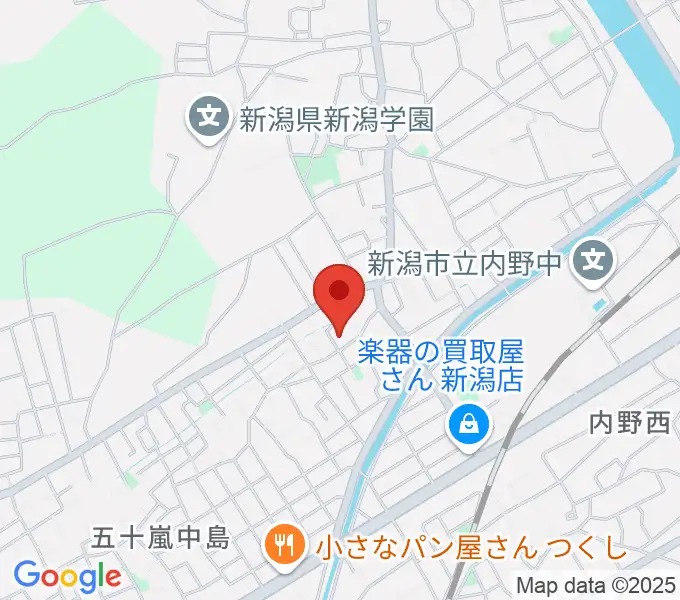 村山ピアノ教室の地図